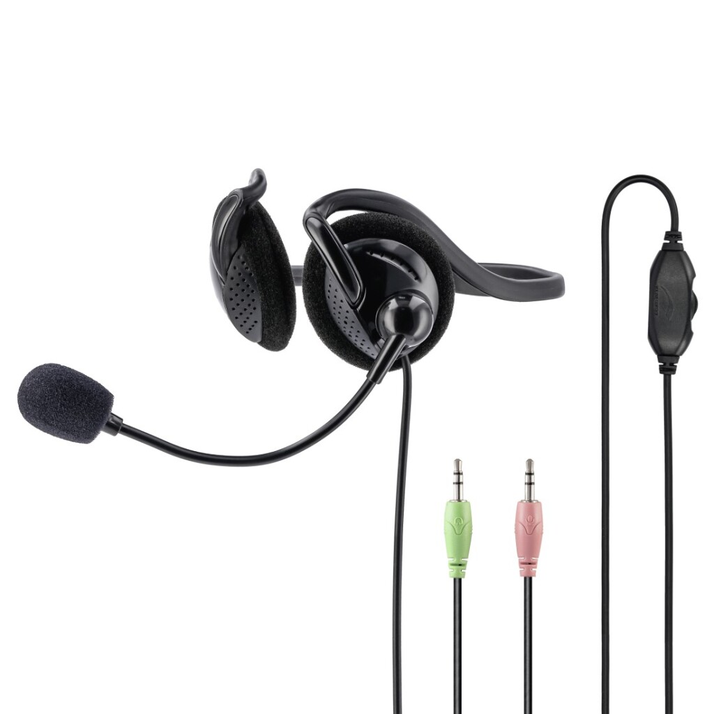 Hama PC-Office-headset NHS-P100 Met Nekband Stereo Zwart